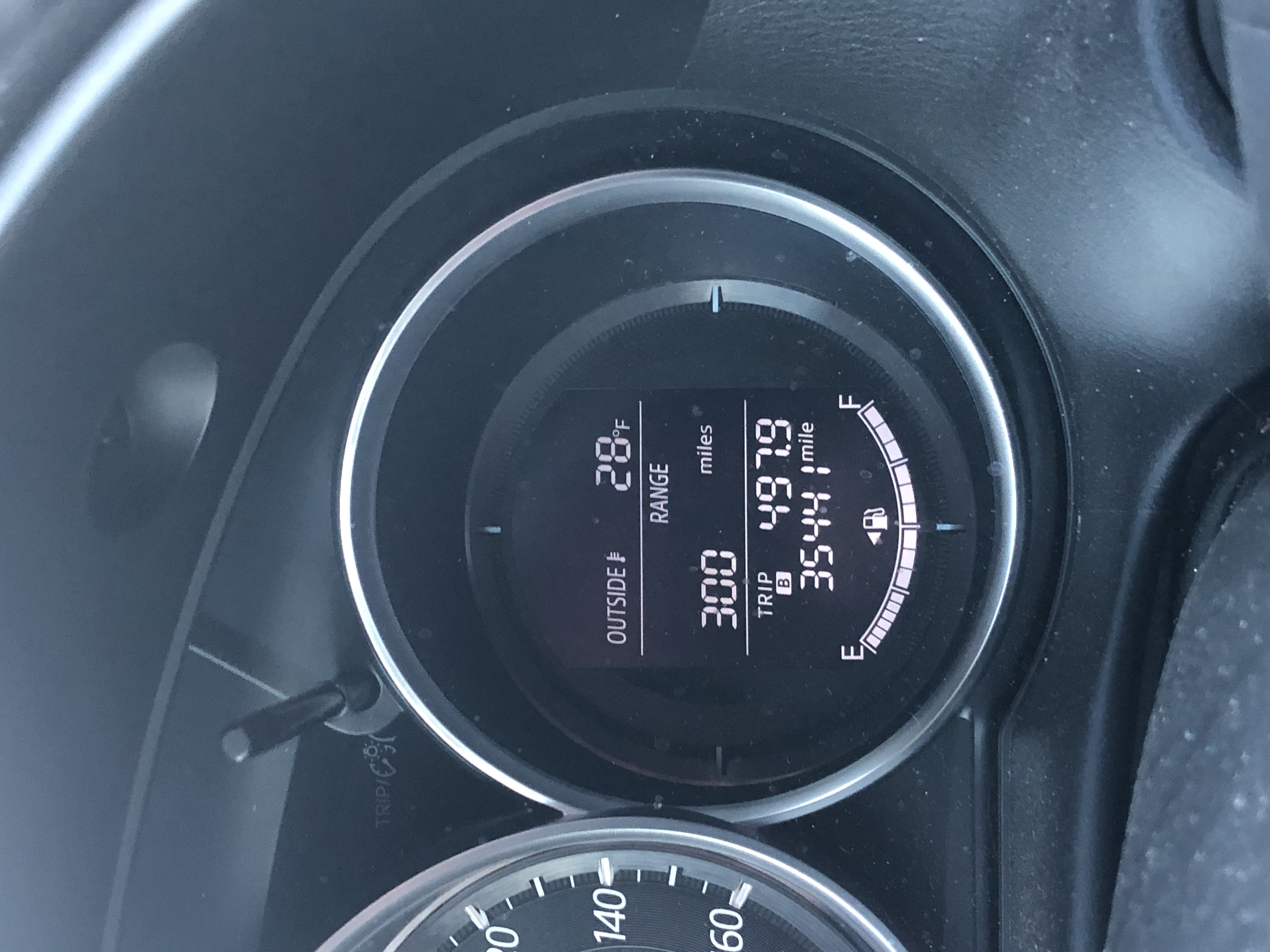 28 degrees in the morning